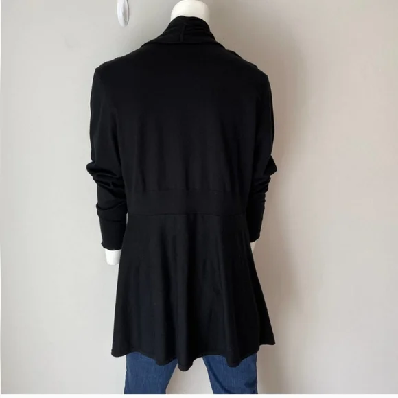 White House Black Market Ribbed Sweater in Black size Large - Picture 2 of 10